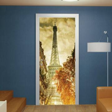 Door sticker Nostalgic Paris