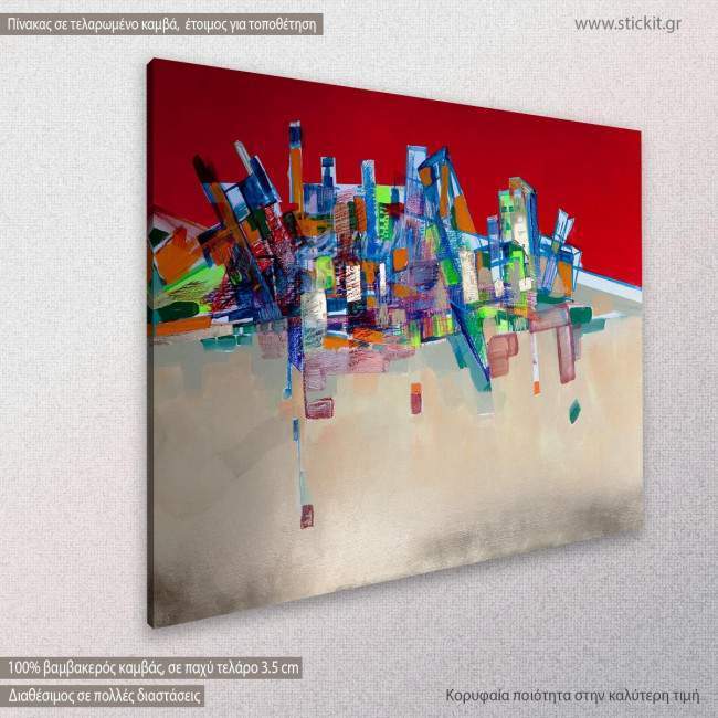 Canvas print Abstract architecture, side