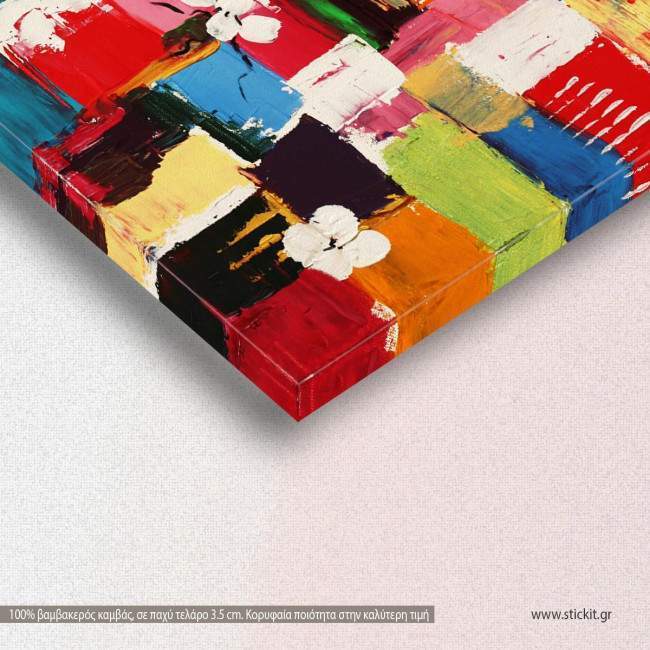 Canvas print Abstract painting VIII, detail