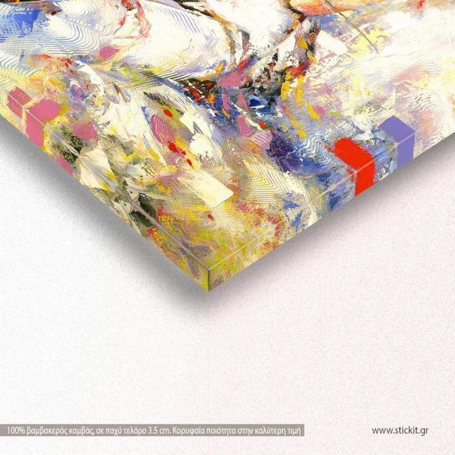 Canvas print The girl and the violoncello, detail