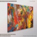 Canvas print Abstract painting XI, side