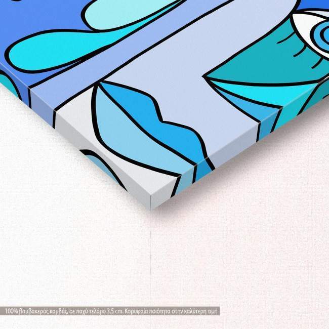 Canvas print Abstract eyes, detail