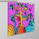 Canvas print Fantasy Tree, side