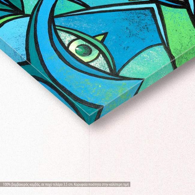 Canvas print Abstract eyes II, detail