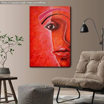 Πίνακας σε καμβά Brown eye