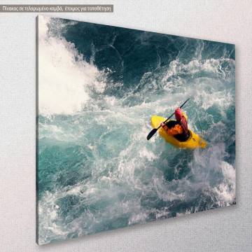 Canvas print, Canoe Kayak Athlete 2