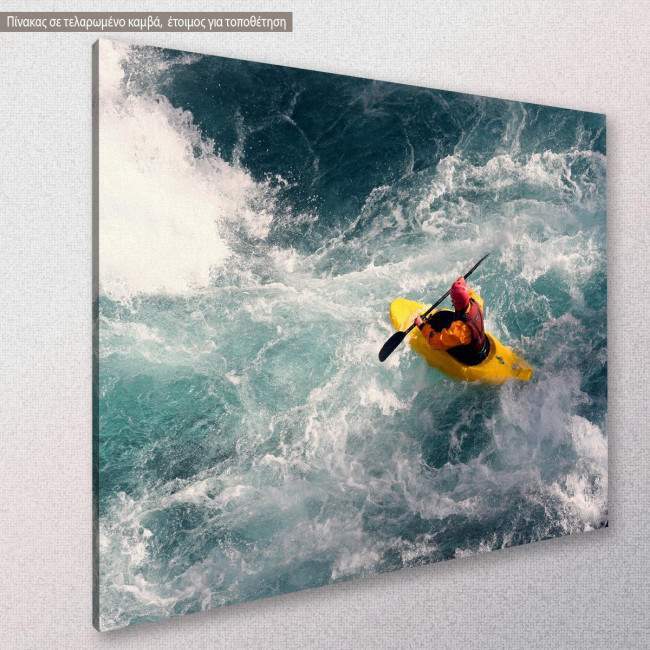 Canvas print, Canoe Kayak Athlete, side