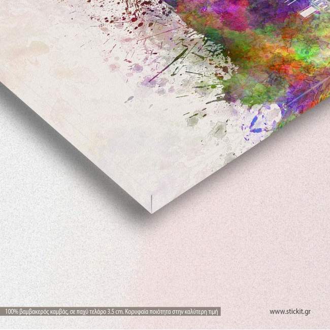 Canvas print Irakleio panorama, detail