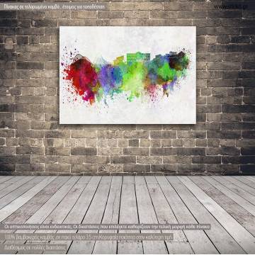 Canvas print Athens panorama