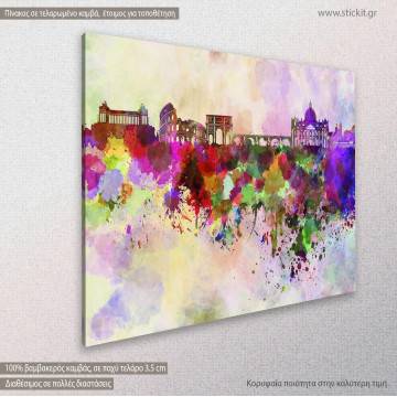 Canvas print Rome panorama Framed canvas View 1 2