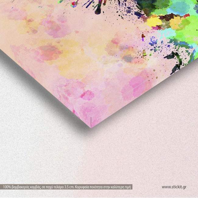 Σύδνεϋ πανόραμα, πίνακας σε καμβά, λεπτομέρεια