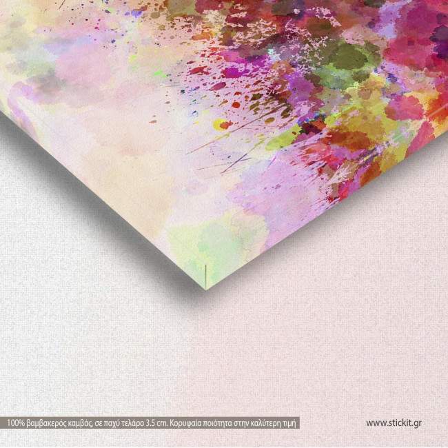 Canvas print Madrit panorama, detail