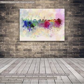 Πίνακας σε καμβά Βερολίνο πανόραμα
