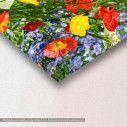 Canvas print , Colorful flower meadow, detail