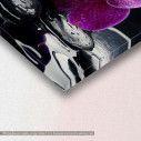 Canvas print, Orchid with water drops, detail