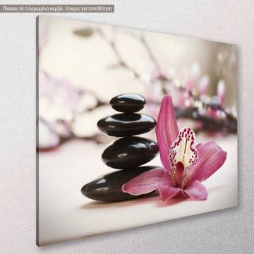 Canvas print Spa stones Framed canvas View 1 2
