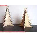 Wooden freestanding Christmas tree
