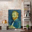 Canvas print Self portrait II, van Gogh Vincent