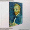 Canvas print Self portrait II, van Gogh Vincent, side