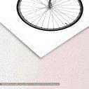 Canvas print  Bicycle grayscale, detail
