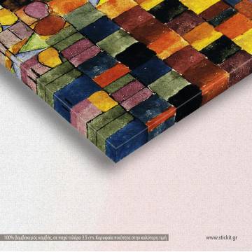 Canvas print Once Emerged from the Gray of the Night, Paul Klee, two panels 2