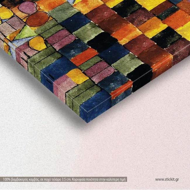 Canvas print Once Emerged from the Gray of the Night, Paul Klee, two panels, side