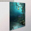 Canvas print Mystery river, vertical, side