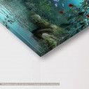 Canvas print Mystery river, vertical, detail