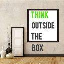 Wall stickers phrases. Think outside the box
