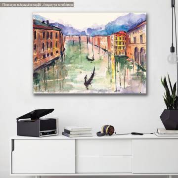 Canvas print Venice, Venice canals