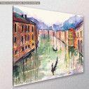 Canvas print Venice, Venice canals, side