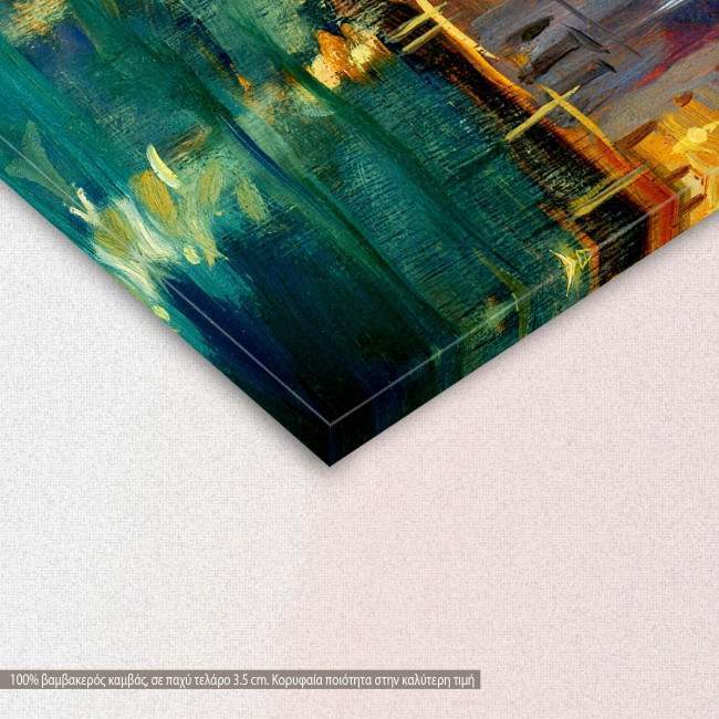Canvas print Venice, Night landscape to Venice, detail