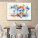 Πίνακας σε καμβά Autumn in the city