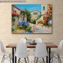 Canvas print, Beautiful houses near the sea