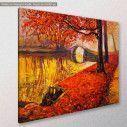 Canvas print Park, Autumn park, side