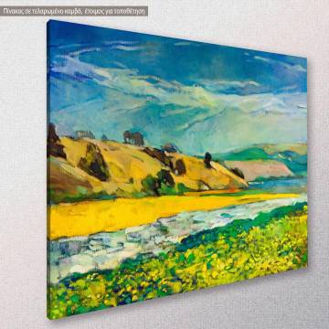 Canvas print Scenery, Mountain and river 2