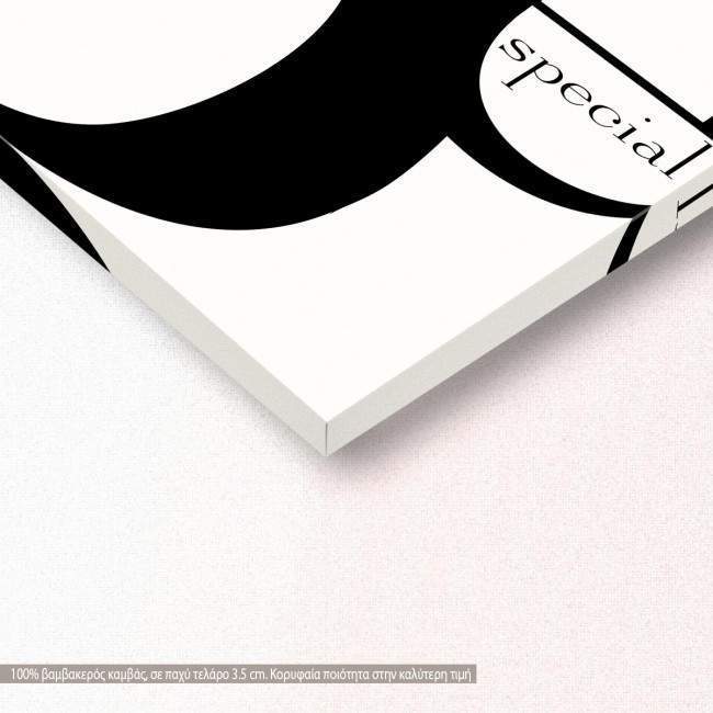 Canvas print Be special, detail