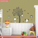 Kids wall stickers tree with animals, Jungle animals