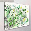 Canvas print, Tree watercolor, side