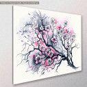 Canvas print , Cherry tree, side