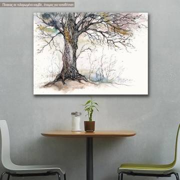 Canvas print , Old tree