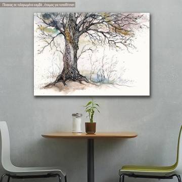 Πίνακας σε καμβά Δέντρο, Old tree