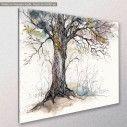Canvas print , Old tree, side