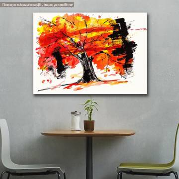 Canvas print Art tree