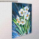 Canvas print, Narcissus, side