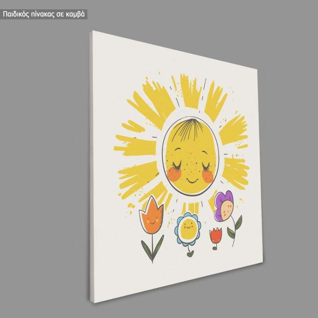 Kids canvas print Sun