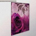 Purple rose, πίνακας σε καμβά, κοντινό