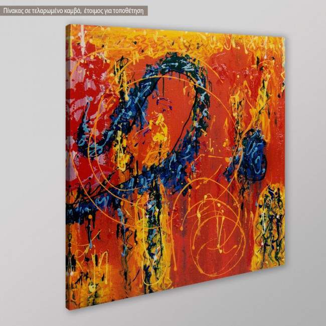 Canvas print Abstract background XI, side