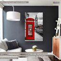 Canvas print London, Red London