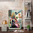 Πίνακας ζωγραφικής Swinging, Kandinsky W., αντίγραφο σε καμβά